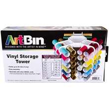 ArtBin 6864AS Estante de almacenamiento de vinilo, almacena 12 rollos de vinilo, color(Torre de almacenamiento de vinilo) - Multicolor - Ver 13