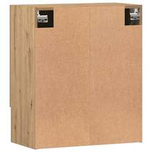Armario de pared vidaXL, roble artesanal, 60x31x70 cm, material a base de madera. - Marrón - Ver 6