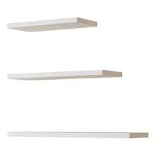 1pc Rectangular Wall Shelf, Partition Board, Suitable For TV Box, Cabinet, Spacious Storage, Fresh Chinese Style, Pure White, Simple And Flat, Decorate And Store Tableware, Suitable For Living Room/Dining Room Wall Decor (Includes Accessories) - White - View 10