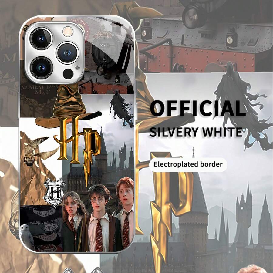 Collage de . Esta elegante funda es compatible con los modelos 16, 15, 14 Pro Max, 13, 12, 11, XR y XS Plus. Fabricada en silicona TPU, ofrece protección contra golpes y caídas, además de una sensación superior. Es un regalo ideal para familiares, amigos y seres queridos, y una opción perfecta para Navidad.,fundas para celular,accesorios para celular,fundas para 13,funda 13,funda 16,fundas ,funda 15,funda para ,fundas para 16 - Plateado - Ver 1