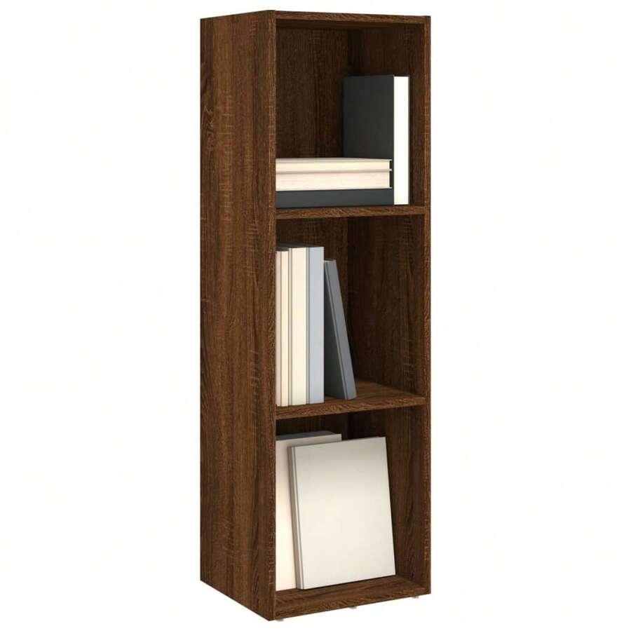 Libreria/mobile TV vidaXL effetto rovere marrone 36x30x114 cm - Castano - Visualizzare 1