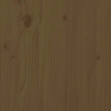Aparador vidaXL Castanho Mel 60x34x75 cm Madeira Maciça de Pinheiro - Castanho - Ver 7