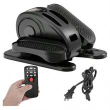 Entrenador de Máquina Elíptica Eléctrica,Mini Ejercitador de Pedal Interior,Máquina de Ejercicio Portátil de Piernas de Elipse con Control Remoto,para del Escritorio en el Hogar y la Oficina - Tipo de Enchufe A USA (110-127V) - Ver 6