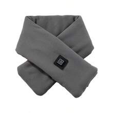 Unisex USB Heated Scarf, 100% Polyester Knit, 3 Heat Settings, Washable, Portable Electric Neck Warmer For Winter, Suitable For All Seasons - Multicolor - View 17