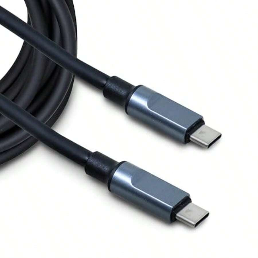 BLACK+DECKER Doble To USB-C 2 Ms BZMTUS con Carga Rápida 3.0A Transferencia de Datos Liso en Color Compate con Disitivos To C Teléfonos Table y Más - como en la foto - Ver 1