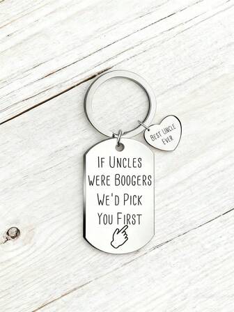 新款不锈钢狗牌激光雕刻，叔叔送给侄子的最后礼物，情人节、感恩节、圣诞节包包挂饰，汽车、老师、朋友、姐妹礼物创意