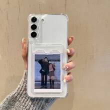 Funda a prueba de golpes de borde suave y moderna, transparente y minimalista para toda la serie, compatible con A54, A52, funda suave, acabado mate A13, cobertura total para S24, S20Fe, S21Plus, S22, S22 Ultra, adecuada para Galaxy S23, A05, A12, A13, A15, S22, S23. Esta funda a prueba de golpes es un compañero confiable para tu teléfono. - 1 pieza - Ver 6