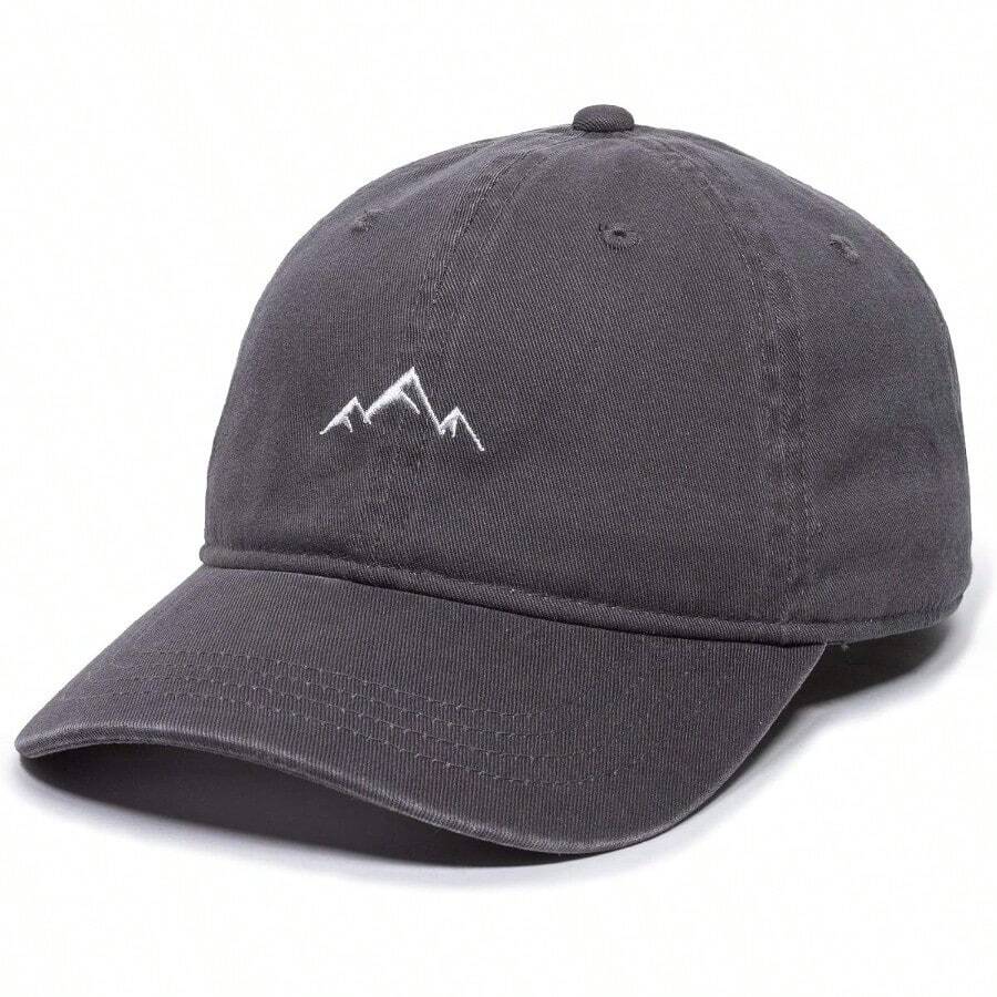 zxr Outdoor Cap Gorra de montaña para papá al Aire última intervensión Gorra de algodón Suave sin estructurar125 - Carbnvegetal - Ver 1