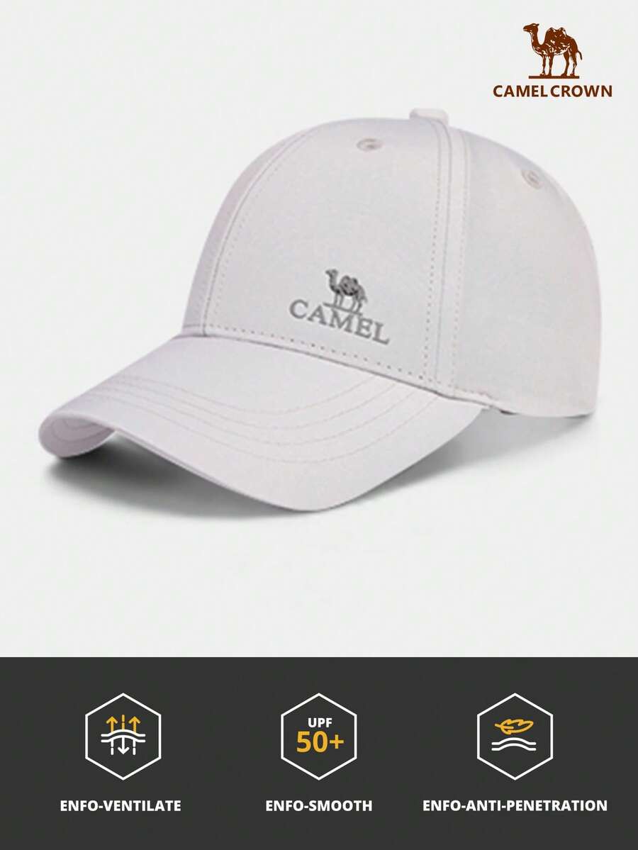 CAMEL CROWN Baseball Cap For Men And Women Summer Sun Hat Sports Sun Visor Rugby Tennis Cap Face Small Baseball Cap - Silver Gray - View 1