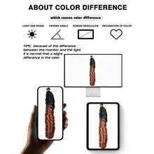 3 Gói Tóc Nối Tóc Bện Xoăn Kiểu Pháp, Dài 24 Inch, 150G/Gói, Tóc Bện Sóng Lỏng, Tóc Móc Tự Nhiên, Tóc Xoăn Xoắn Tây Ban Nha, Tóc Nối Tổng Hợp Dành Cho Nữ (24 Inch, Gói 3 Gói) - Nhiều màu - Xem 12
