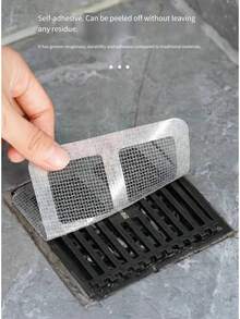 ZHGEE 10/50/100pcs Shower/Bathtub Hair Catcher - Easy To Use, Drain Filter Stickers, Disposable Drain Cover, Suitable For Shower, Sink And Laundry Room, Easy To Stick, Hair Clogging Drain Cover, Disposable Drain Filter, Bathroom Hair Catcher Plug, Drain Cover, Kitchen Sink Filter, Disposable Shower Drain Hair Catcher, Drain Filter Stickers, Bathroom Bathtub Hair Clog Stopper, Bathroom Accessories, Home Bathroom Decor, Autumn Decor, Back To School - Multicolor - View 4