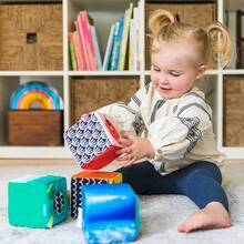 Baby Einstein Bloques Didácticos con Texturas para Bebés - Juguetes de Bloque - Ver 7