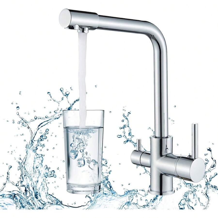 Robinet de cuisine - chrome - Voir 1