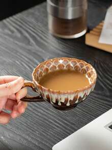 1 chiếc cốc cà phê latte bằng gốm sứ bán chạy nhất 180ml, cốc espresso cá nhân sáng tạo, lý tưởng cho các dịp lễ, lễ tốt nghiệp, họp mặt gia đình, bàn ăn tối lãng mạn, đồ dùng pha trà sản xuất tại Trung Quốc. - Nhiều màu - Xem 7