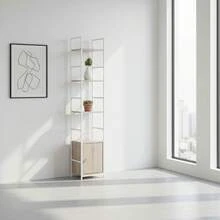 Porta in metallo a 4 livelli 30*24*144 cm