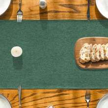 Artoid Mode Camino de mesa color marrón claro, decoración de cocina y comedor para temporada de otoño, lavable, para decoración de fiesta en el hogar, 13x72 pulgadas(13" x 120", Table Runner Verde bosque) - Multicolor - Ver 9