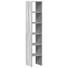 Étagères vidaXL, lot de 2, empilables, gris Sonoma, 30 x 30 x 80 cm - Gris - Voir 3