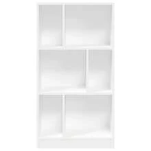 Estante vidaXL Branca 57x28,5x107,5 cm Material à base de madeira - Branco - Ver 4