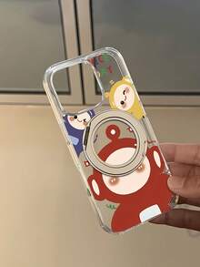 Funda para teléfono  Cheerful Friends, compatible con teléfonos ,  17,  16 Pro Max,  15 Pro Max,  13 y  12. Fabricada en TPU para una protección eficaz contra golpes y caídas. Ideal para niños, regalos divertidos, familiares, amigos, sorpresas de cumpleaños y ocasiones especiales. - transparente - Ver 6