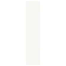 Libreria vidaXL bianca, 80x24x109 cm, in legno. - Bianco - Visualizzare 6