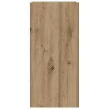 Credenza vidaXL in rovere artigianale, 45 x 35 x 75 cm, realizzata in legno. - Castano - Visualizzare 7
