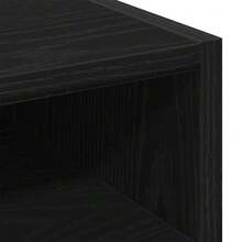 Combinazione trolley vidaXL, effetto rovere nero, 33 x 38 x 60 cm - nero - Visualizzare 7