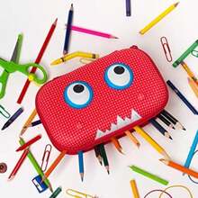 ZIPIT Beast Estuche para lápices para niños | Estuche de gran capacidad | Estuche escolar para niñas y niños (Rojo)(Red) - Multicolor - Ver 6