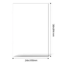 Pannelli in vetro colorato - Vetro acrilico (Plexiglas), diametro 6 mm, trasparente, 2 pezzi, 24 x 36 Zoll - Visualizzare 10