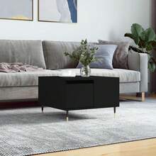 Tavolino da caffè vidaXL nero 55x55x36,5 cm Materiale a base di legno - nero - Visualizzare 2