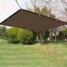 Plant Shade Nets Designed For Greenhouse Ventilation And Shading, Made Of High-Density Polyethylene For Durability. They Can Also Be Used As Sunshade Nets On The Top Of Outdoor Pavilions Or For Arranging Sunshade Nets In Courtyard Activities. - Coffee Brown - View 2