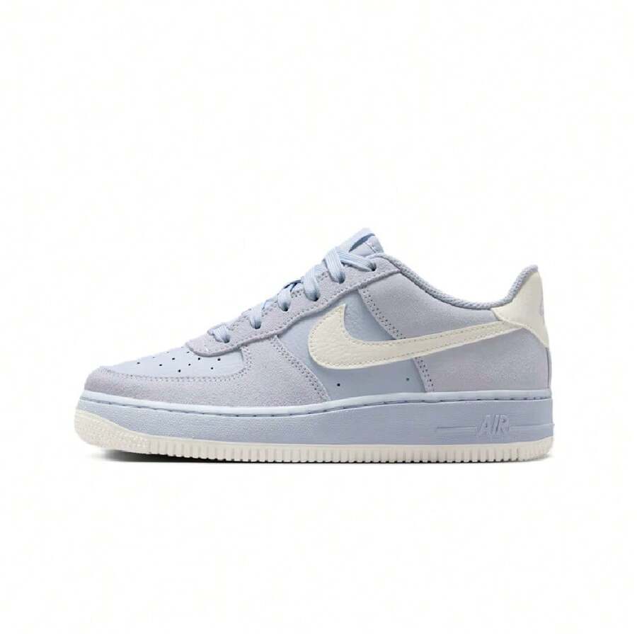 Big Kid's Nike Air Force 1 LV8 2 Ghost/Sail (HV4760 002) - 藍色 - 查看 1