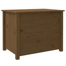 Tavolino da caffè vidaXL color miele, 71x49x55 cm, in legno massello di pino. - Castano - Visualizzare 9