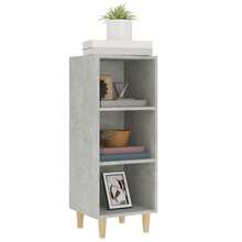 Credenza vidaXL grigio cemento 34,5x32,5x90 cm Materiale a base di legno - Grigio - Visualizzare 1