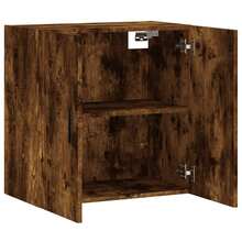 Mobiletto a parete vidaXL rovere affumicato 60x31x60 cm, materiale a base di legno - Castano - Visualizzare 6