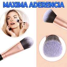 Set de 24 Brochas para Maquillaje para Sombras Polvos - Multicolor - Ver 5