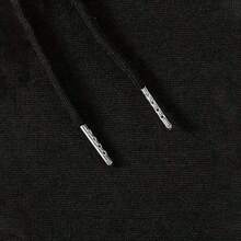 [Sporty Sweatshirt][Plus-Size Sports Sweatshirt] OG Web Hoodie Heather Black Streetwear Graphic Pullover Unisex Sweatshirt |     Relaxed Fit |     Plus Size - Black - View 7