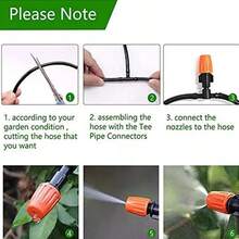 100FT Drip Irrigation System Garden Plant Self Watering Micro Hose Sprinkler Kit - như hình ảnh - Xem 4