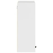 Meuble de salle de bain mural vidaXL, blanc brillant, 39 x 23,5 x 65 cm - Blanc - Voir 7