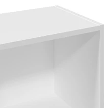 Estante vidaXL Branca 57x28,5x107,5 cm Material à base de madeira - Branco - Ver 7