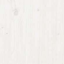Mobiletto a muro vidaXL bianco 30x30x60 cm in legno massello di pino - Bianco - Visualizzare 11