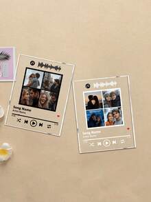 1 Tấm bảng nhạc tùy chỉnh, có thể thêm nhiều ảnh và văn bản, thích hợp làm quà tặng Ngày Valentine, cho cả nam và nữ, có thể tùy chỉnh bìa album ảnh, bảng nhạc acrylic, có thể thêm ảnh, thích hợp cho kỷ niệm, Ngày Valentine, Ngày của Mẹ, Sinh nhật, Ngày của Cha, Lễ tốt nghiệp, Đám cưới, Tân gia và các dịp khác. - Nhiều màu - Xem 4