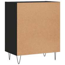 Buffet vidaXL Noir 57x35x70 cm Matériau à base de bois - Noir - Voir 6