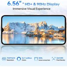 DOOGEE Note 56 X Android 16 解鎖手機 - 6150mAh 電池、24GB+64GB/TF 2TB 智慧型手機、6.56 吋水滴螢幕、13MP+8MP 相機、4G 雙卡手機、8.45mm 極薄/3.5mm 耳機孔/臉部辨識/GPS/OTG - 鈦霧灰 - 查看 7
