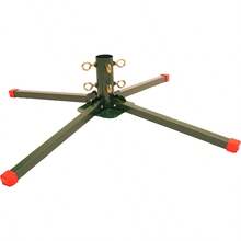 zxr Goliath - Soporte artificial para árbol de Navidad de acero soldado para árboles artificiales de 8 a 14 pies con un poste de 3/4 a 2 pulgadas de diámetro ancho125 - Verde - Ver 1