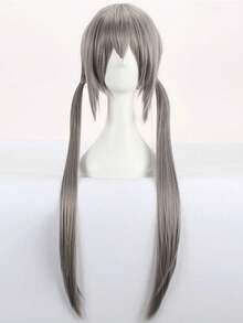 1件Cosplay假发，奶奶灰，朱迪·霍普斯风格
