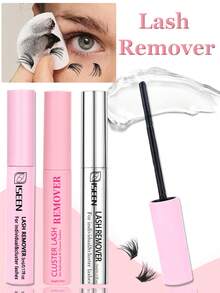 睫毛胶水卸除液，适用于簇状假睫毛，5毫升装，适用于睫毛嫁接，DIY睫毛嫁接卸胶剂，轻松卸除睫毛粘合剂和密封剂（卸胶剂，5毫升），家用睫毛粘合剂卸除剂，方便自行卸除。 - 粉色 - 查看 7