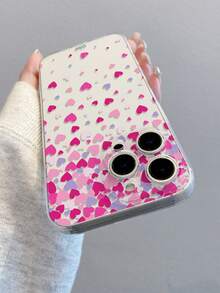 1pc Heart-Shaped Lens Protector Compatible With Samsung, Nothing, Pixel, INFINIX, Apple, Xiaomi Redmi - Multicolor - View 5