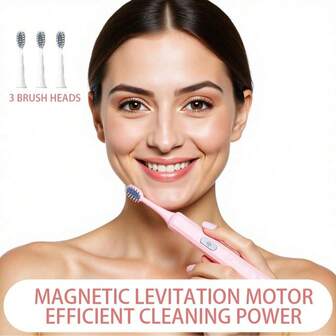 Automatic Electric Toothbrush, Soft Bristle Brush Head, Adult Oral Cleaning Toothbrush