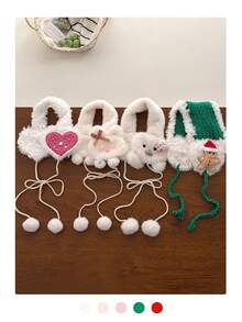 Thermal Lined Thermal Ear Muffs With Bow Tie Design, Warm And Cozy For Women In Winter Vacation Outfits - Multicolor - View 2