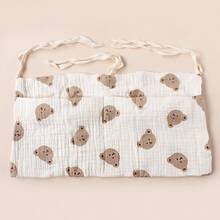 1pc Baby Crib Hanging Storage Bag, Crib Side Hanging Organizer Bag To Hold Bibs, Diapers Etc., Multi-Function Hanging Pocket Organizer - Multicolor - View 15